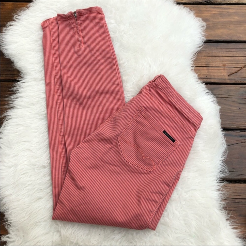Scotch & Soda Pink Pinstripe Pants